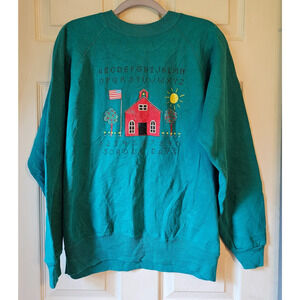 Teal School Days Sweatshirt